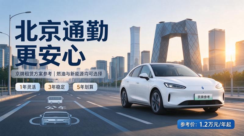 京牌租赁业务办理现场